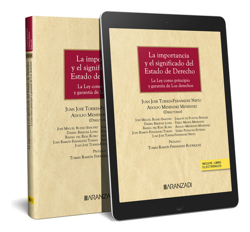 Libro Importancia Y El Significado Del Estado De Derecho ...