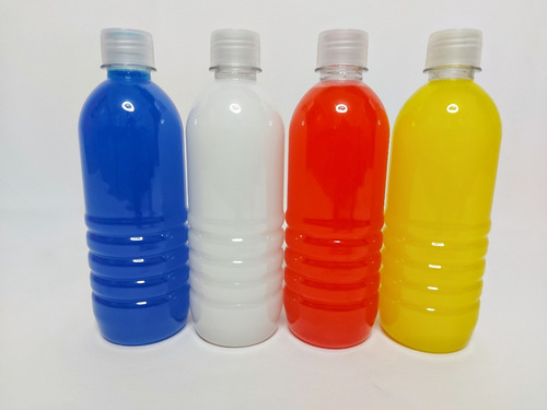 Envase Plástico Botella Pet Pote 500 Ml Transparente