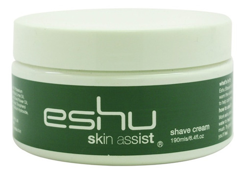 Crema De Afeitar Eshu Skin Assist 6.4 Onzas Para Hombre