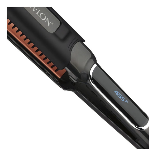 Planchita de pelo Revlon Pro Collection Copper Smooth 1 1/2" RVST2185 negro