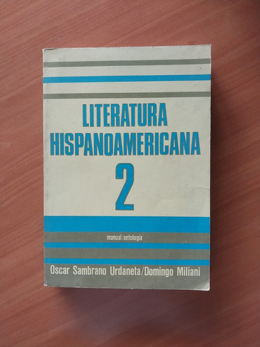 Manual Y Antología De Literatura Hispanoamericana 2 Sambrano