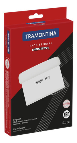 Raspador 4x6 Tramontina Professional Con Lámina En Acero Ino Color Blanco