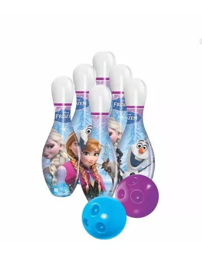 Brinquedo Infantil Jogo De Boliche Frozen 2 Lider - Papellotti