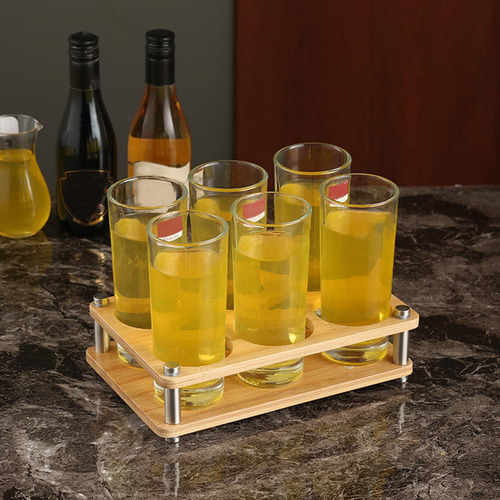 Soporte De Bandeja De Vaso De Chupito De Bandeja De Servicio