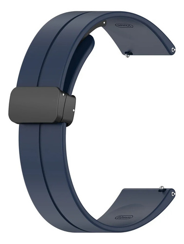 Correa Casual Magnetica Para Smartwatch Aitafy Idw13 Alexa Azul Oscuro 2.2 Cm