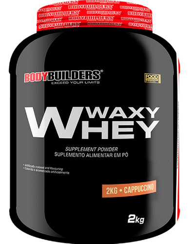 Waxy Whey Proten 2kg Bodybuilders Sabor Cappuccino