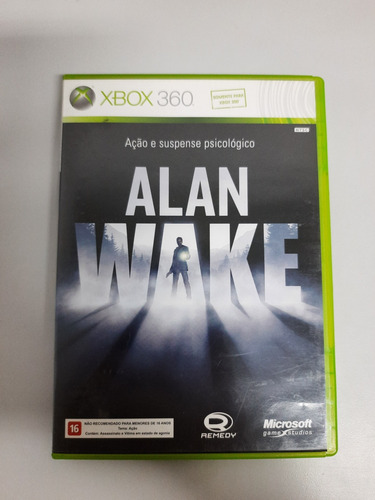 Alan Wake Xbox 360 Original Completo Com Manual Físico Ntsc