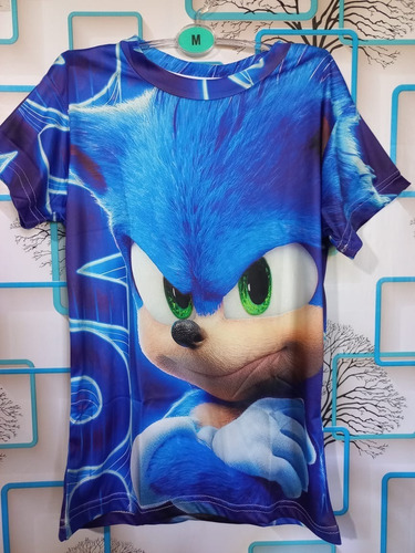 Polera Niño Diseño Sonic