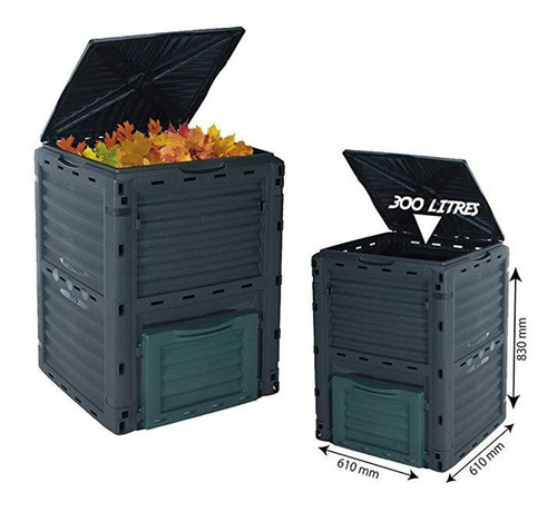 Compostera Compostador Plástico Para Compost 300l Buho Store