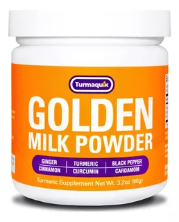 Golden Milk Curcuma 95% Curcuminoids Jengibre Pimienta Negra