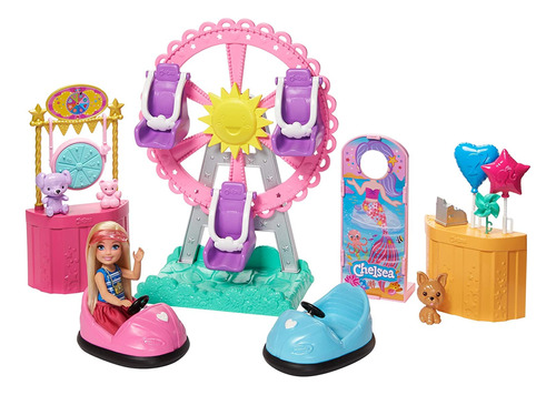 Set De Juego Barbie Club Chelsea Doll Carnival De 6 Pulgadas