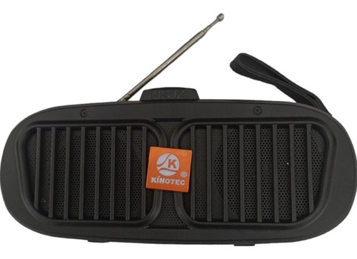 Parlantes Bluetooth Kino Negro  Jz Radio Fm