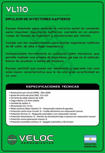 Generador Pulsos Inyectores Veloc Digital 4sal Dvd Taller D