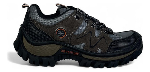 Zapatilla De Trekking Adventure Goma Estilo Aventura