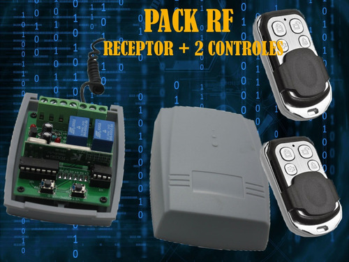 Receptor 433 Mhz +2 Controles  Aviatel Rossi Suchi Starlight