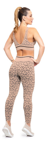 Calza Chupin Leopardo Jc Sin Costura Art 10195 Cocot 