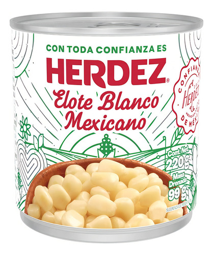 8 Pack Granos De Elote Blanco Herdez 220