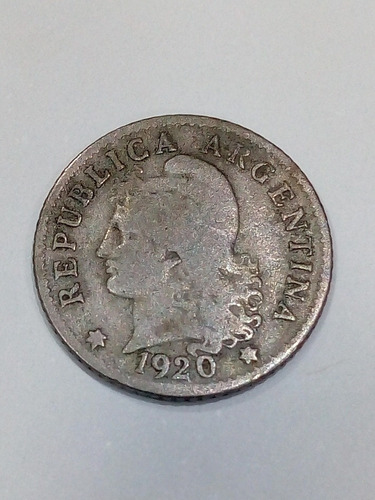 Moneda De 5 Centavos Año 1920