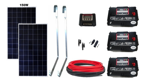 Kit Solar Fotovoltaico 1200-1500 Whdia Isla Envio Gratis 