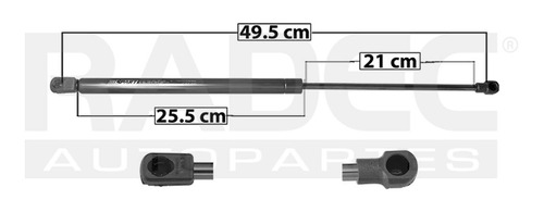 Amortiguador Cofre Volkswagen Polo 2003-2007 