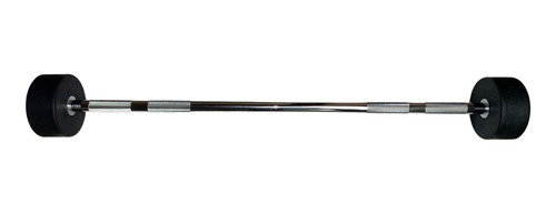 Barra Recta Wodpro Peso Integrado 20kg Gym Cross Color Negro