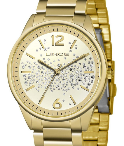 Imagem 2 de 4 de Relógio Feminino Lince Original C/ Nota Fiscal Sk42 + Kit
