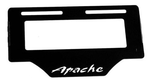 Porta Placas Lujos  Apache Motos Tvs Lujos Apache Motos