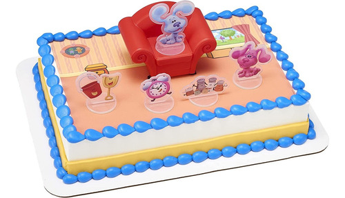 Decoset Blues Clues You Cake Topper, 6-piece Set Of Decorat