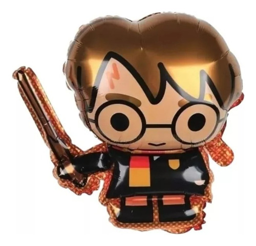Kit De 5 Globos Harry Potter Hogwarts