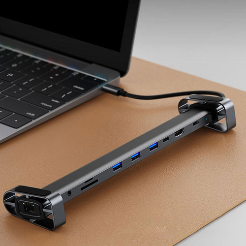 10 Em 1 Estação De Acoplamento Usb C Usb Splitter Extender