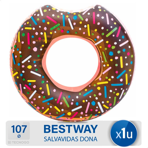 Imagen 1 de 6 de Flotador Inflable Salvavidas Aro Dona Bestway - Mejor Precio