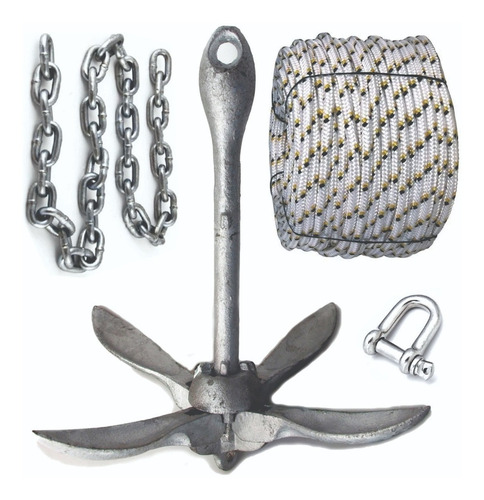 Fondeo 20 Mtrs - Ancla Plegable 3.2 Kg Premium