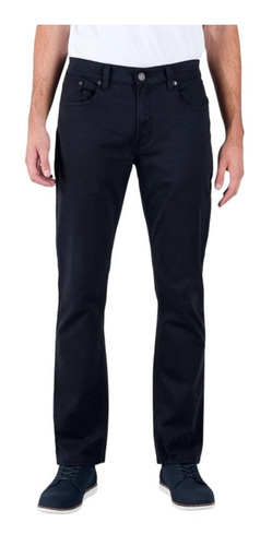 Pantalón Oggi Jeans Negro Hombre Vaxter Gabardina Stretch 