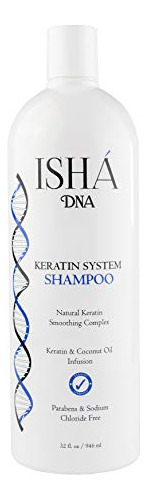 Isha Dna Keratin Treatment System Shampoo - Sulfate 6wble