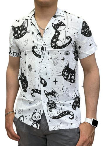 Camisa De Hombre Manga Corta Premium 