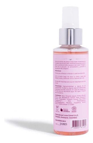 Tônico facial Rose da Kaba - 120 ml, hora de aplicação, dia e noite, tipo de pele normal