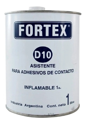 Diluyente Adhesivos De Contacto D10 Fortex X 1 Lt / Camino 1