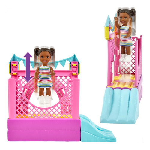 Barbie Skipper Playset Babá No Parque De Diversões - Mattel