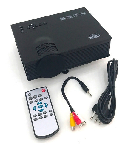 Mini Projetor Portátil Led 130pol 800 Lumes Hdmi Usb Vga