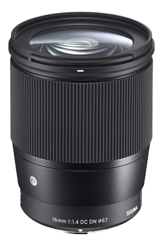 Imagen 1 de 6 de Lente Sigma 16mm F / 1.4 Contemporaneo Dc Dn Para Canon E...