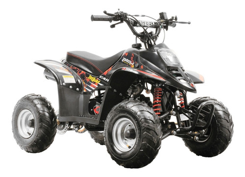 Imagen 1 de 8 de Cuatrimoto Carabela Volkano 90cc Modelo - Negro