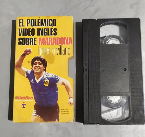 Casette Vhs Diego Maradona Inglés, El Gráfico 1998