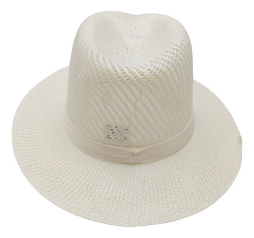 Sombrero De Mujer Beige, Crema, Blanco