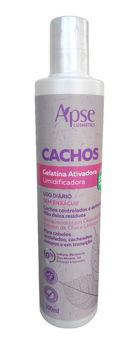 Gelatina Ativadora Umidificadora Apse Cachos 300ml