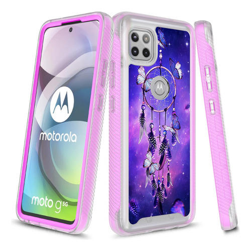 Funda Rosebono Compatible Con Moto G 5g 2021/moto One 5g Ace