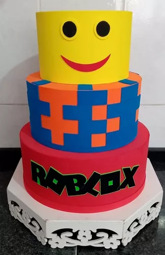 Bolo fake roblox, bolo minicraft  Bolo, Bolos cenograficos, Roblox