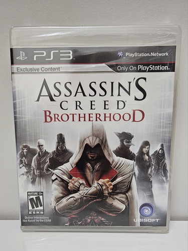 Assassins Creed Brotherhood Ps3 Lacrado Jogo Mídia Física 