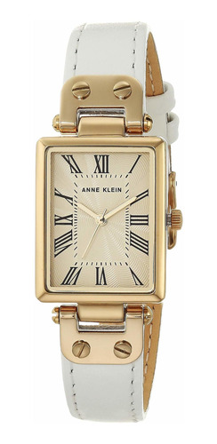 Reloj Mujer Anne Klein Ak-3752crwt Cuarzo Pulso Blanco En