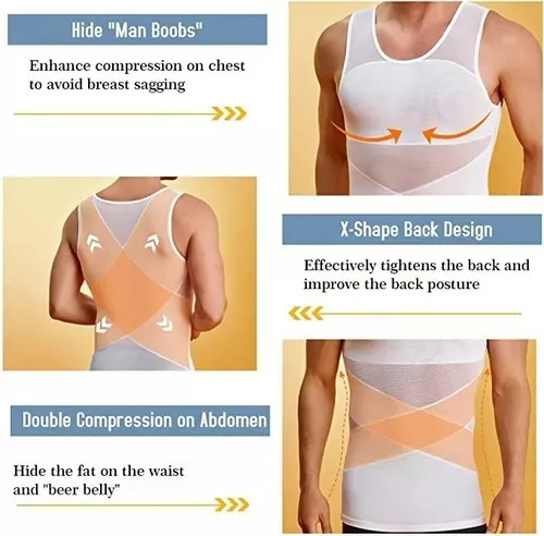 Camisas De Compresión Para Hombre Ginecomastia Pecho