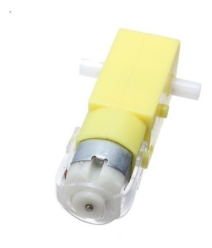 Kit Motor Dc 3v A 6v Caja Reductora + Rueda Goma